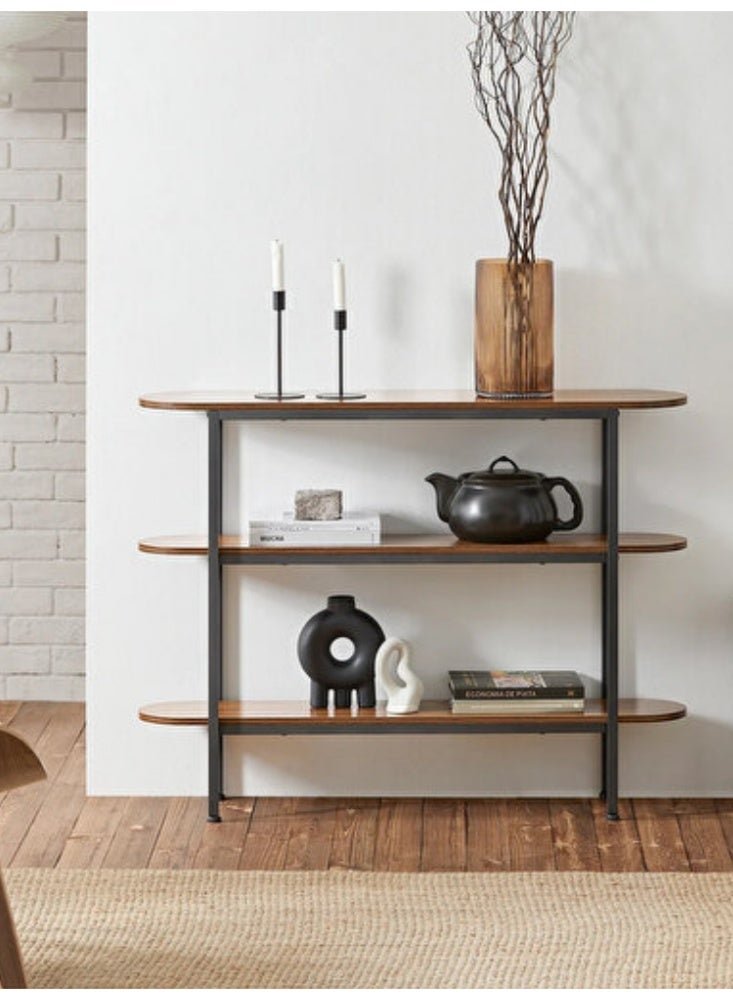 Harlan 110cm Console Table for Entryway Sofa Table Modern Home Coffee Table Dining Room Kitchen Bar Display Table for Hallway Living Room Bedroom - Image 3